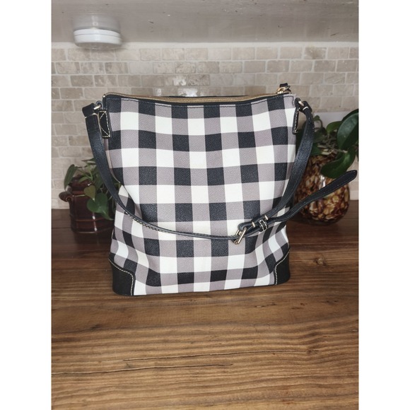 Dooney & Bourke Tucker Check Hobo Bag - Picture 3 of 10